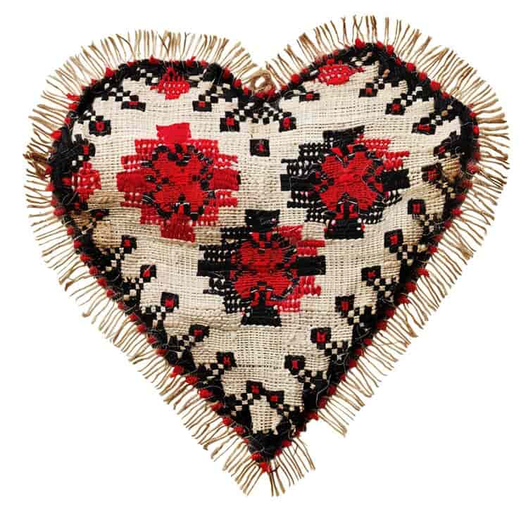 قیمت گلیم بافی طرح قلب با کیفیت ارزان + خرید عمده